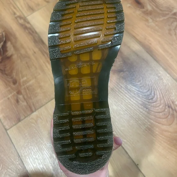 Dr. Martens White Boots with Black Laces - Picture 5 of 5